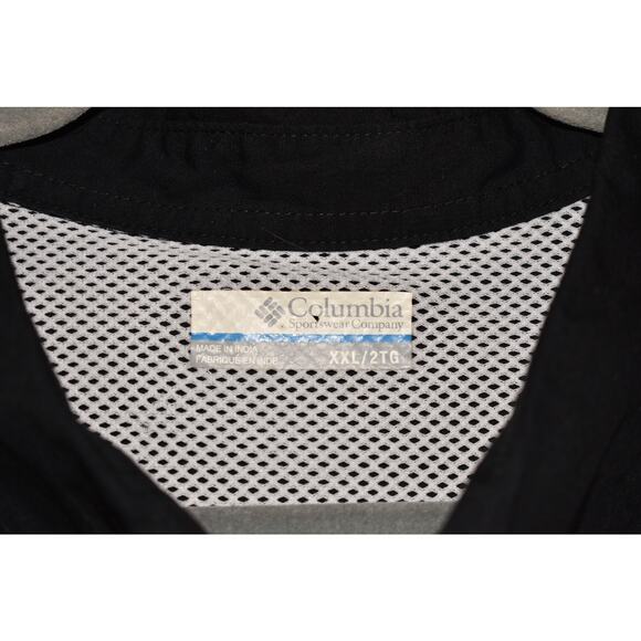 COLUMBIA‎ $60 PFG South Carolina Gamecocks Black Vented Fishing Shirt Men's XXL - Picture 5 of 5